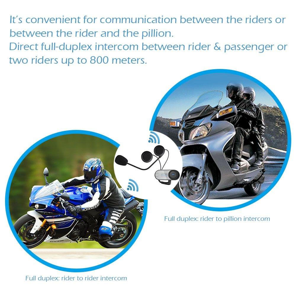 Freedconn TCOM-SC Motorcycle Helmet Bluetooth Intercom - EU Plug