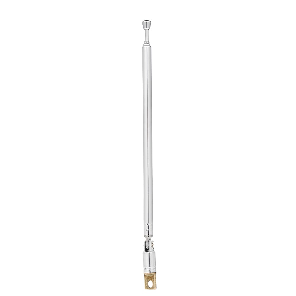 Telescopic FM Radio Antenna 4 Sections Chromium-plating – UNIQBUY