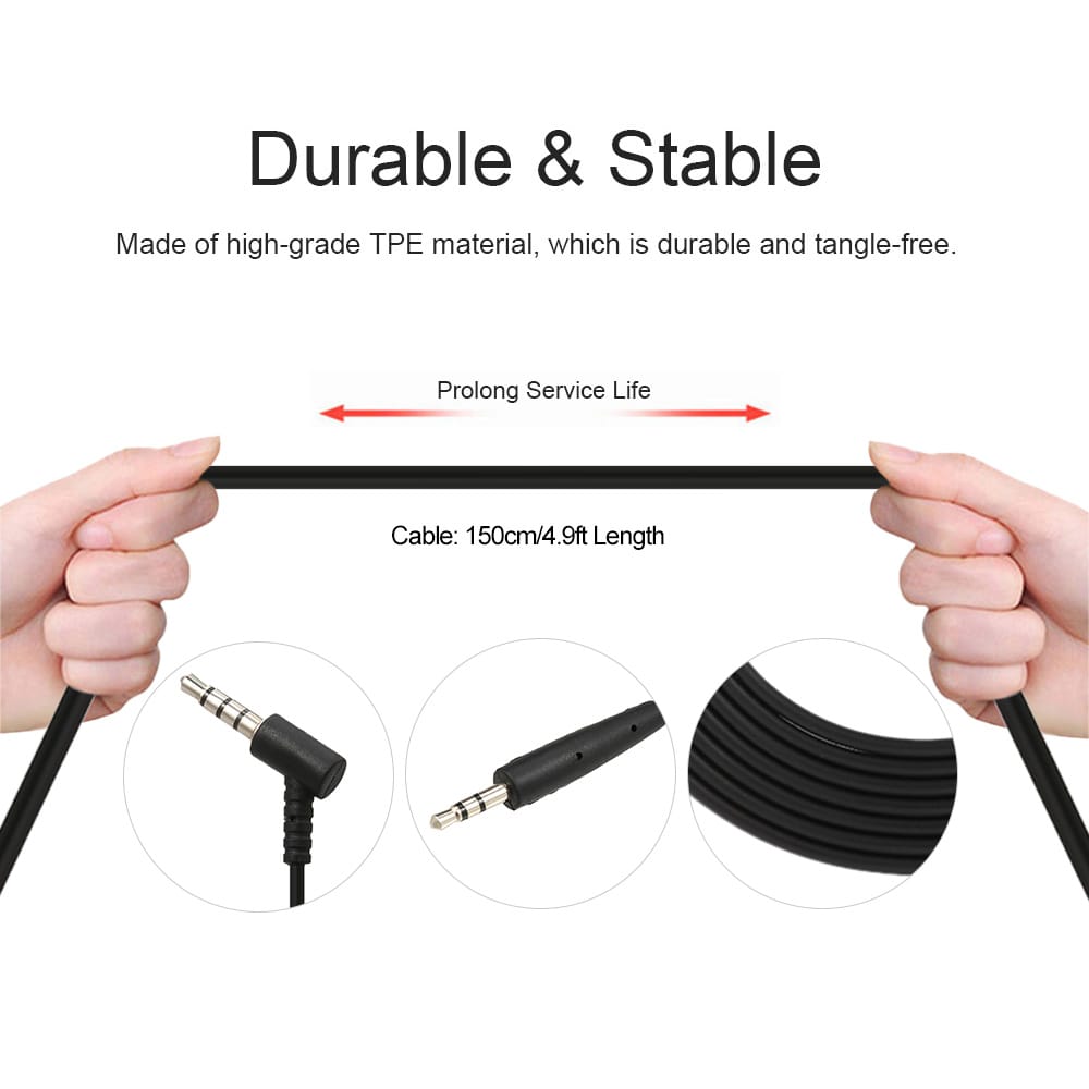 3.5mm to 2.5mm Audio Cable for BOSE OE2 Headphones Cord Line