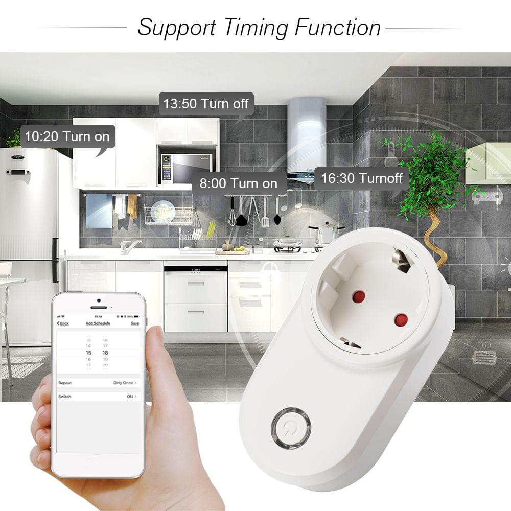 eWeLink Mini Smart WiFi Socket EU Type E Smart Plug Remote - EU-E