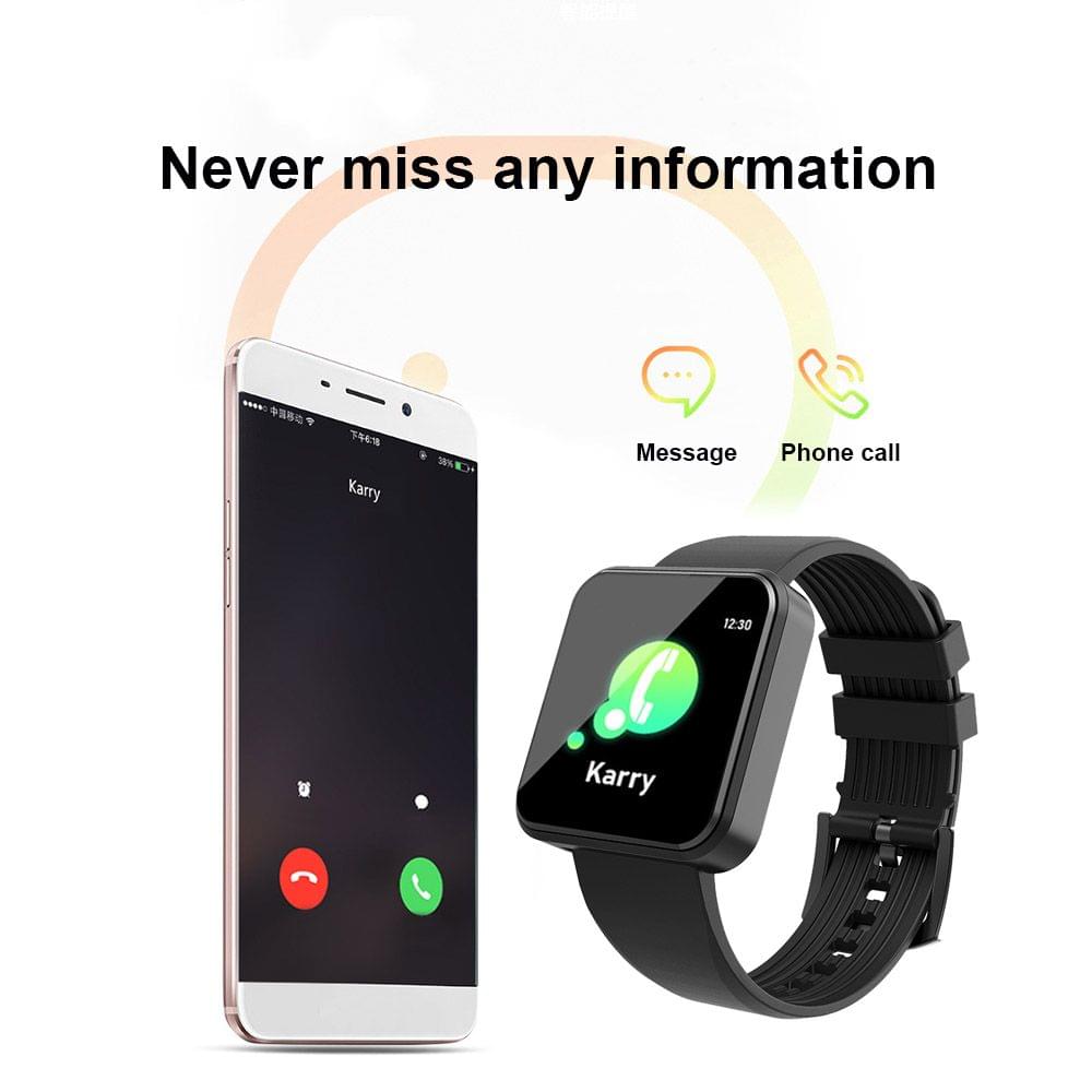 SX8 Smart Bracelet Heart Rate Monitor Smart Band Blood - TPU Strap