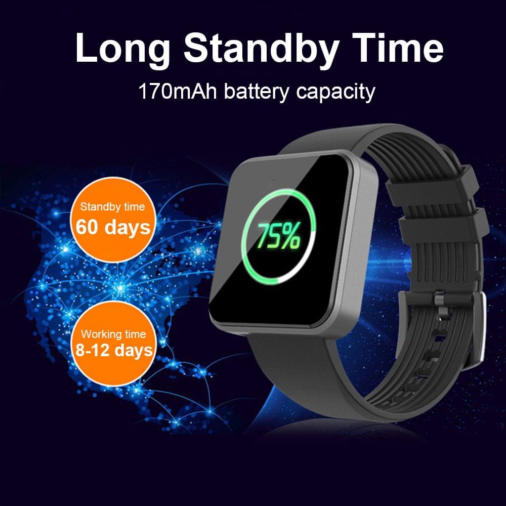 SX8 Smart Bracelet Heart Rate Monitor Smart Band Blood - TPU Strap