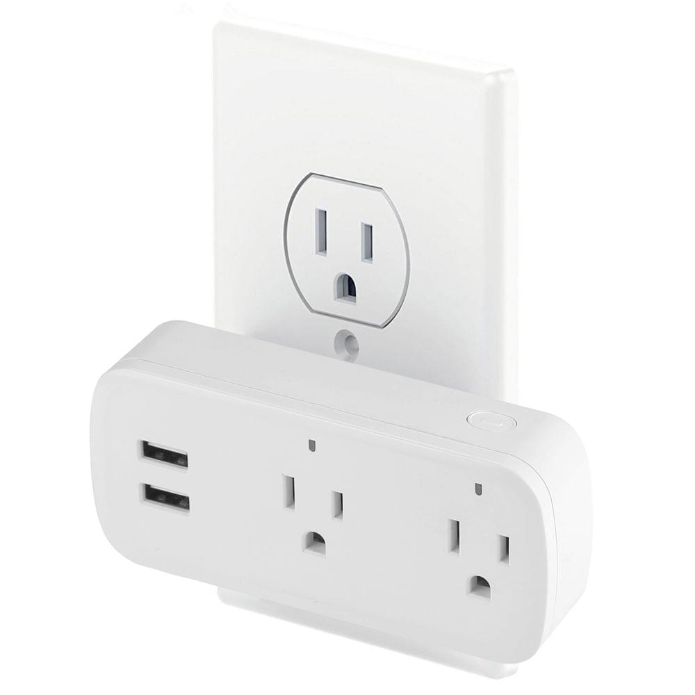 10A WiFi Smart Socket US Plug Dual AC USB Socket Smart Life - US Plug