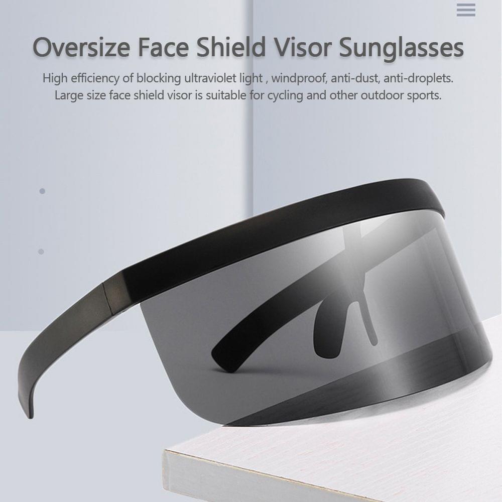 Face Shield Visor Sunglasses Oversize Safety Face Cover Half