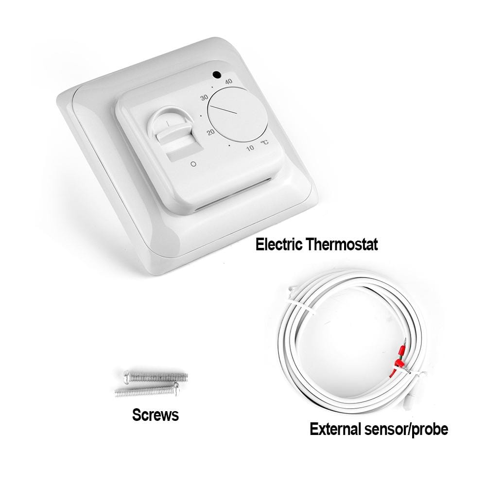 V719H Electric Floor Heating Room Thermostat Indoor Warming Temperature 220V 16A Controller Sensor Programmable Universal