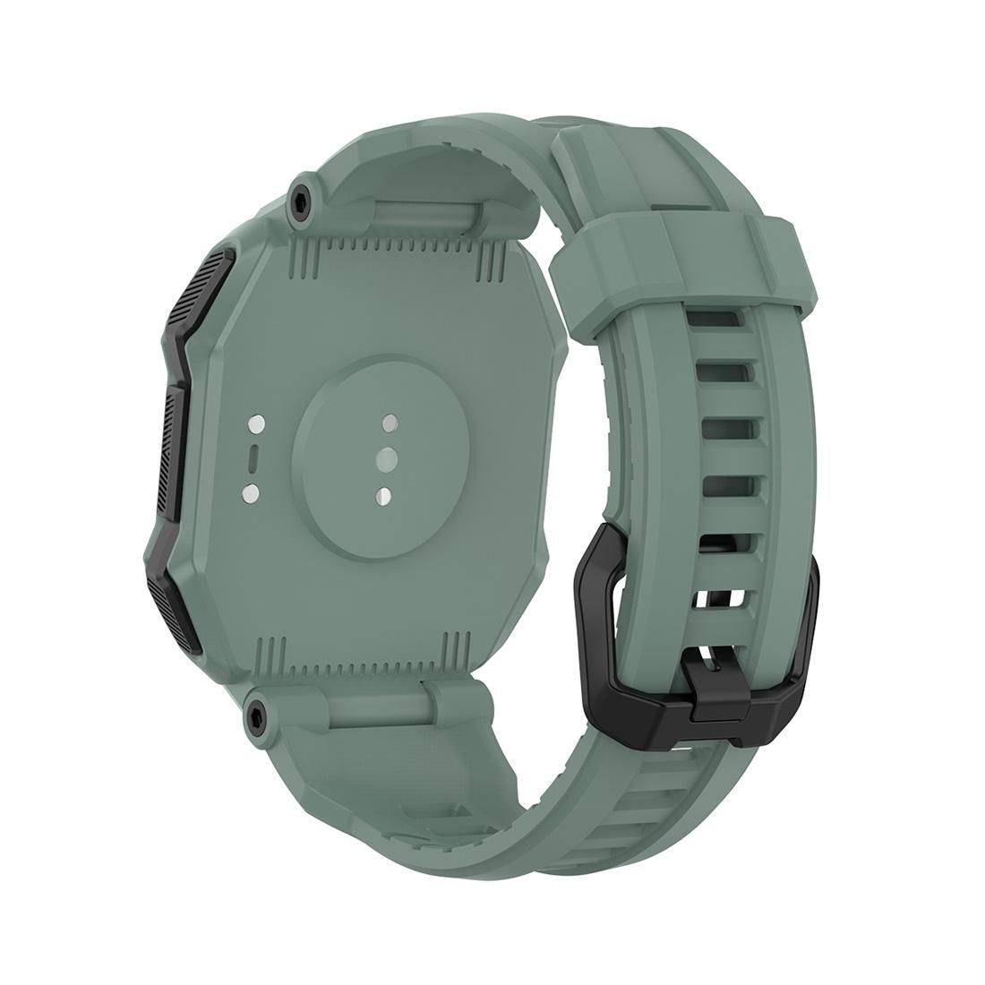 For Huami Amazfit Ares 1908 Silicone Replacement Strap Watchband (Rock Cyan)