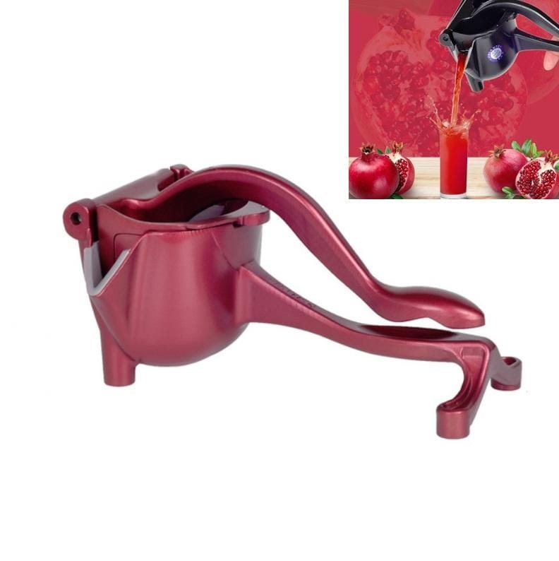 Aluminum Detachable Manual Juicer Lemon Watermelon Orange Fruit Juicer, Colour: Rose Red