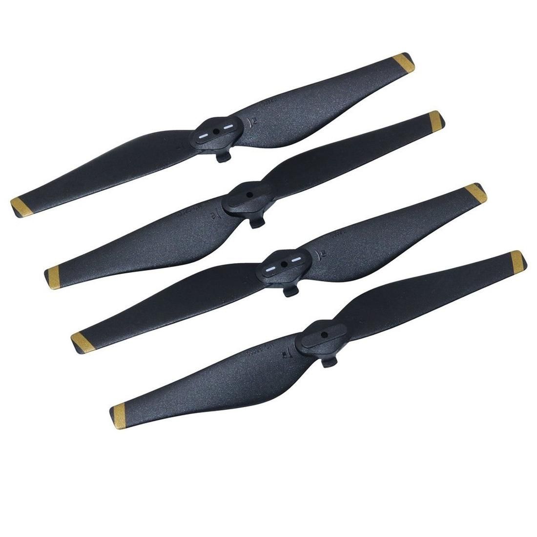 4 PCS 5332 Quick-Release Propellers Blades for DJI Mavic Air Drone RC Quadcopter (Gold)