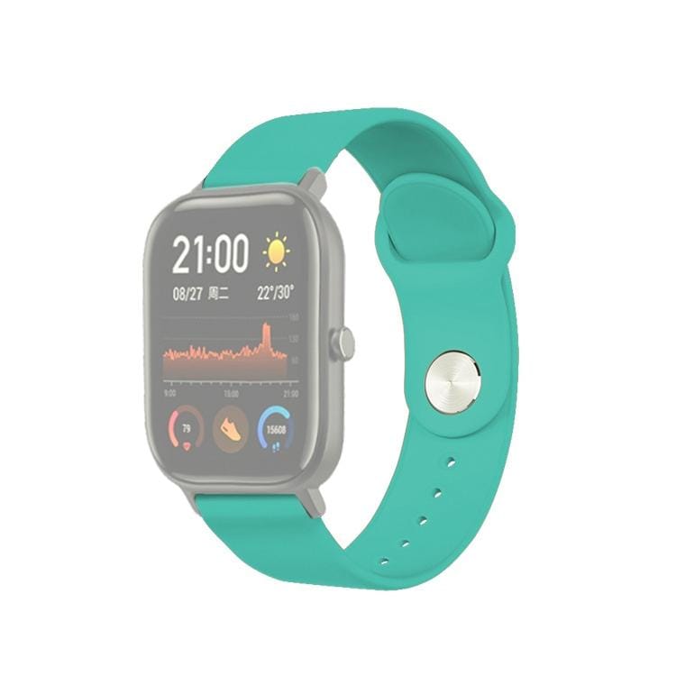 20mm For Huami Amazfit GTS Silicone Replacement Strap Watchband (Mint Green)