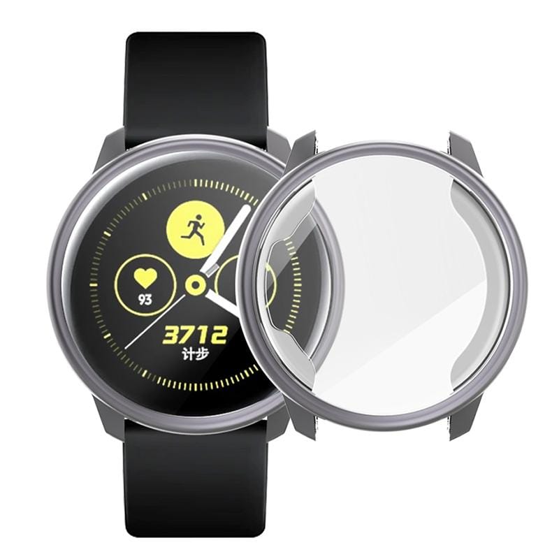 For Samsung Active Watch Full Coverage TPU Protective Case (Grey)