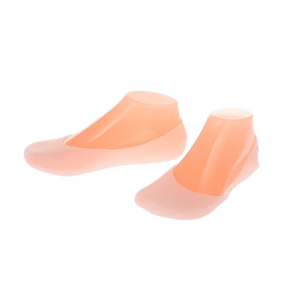 1Pair Soft Silicone Moisturizing Gel Heel Socks Cracked Foot