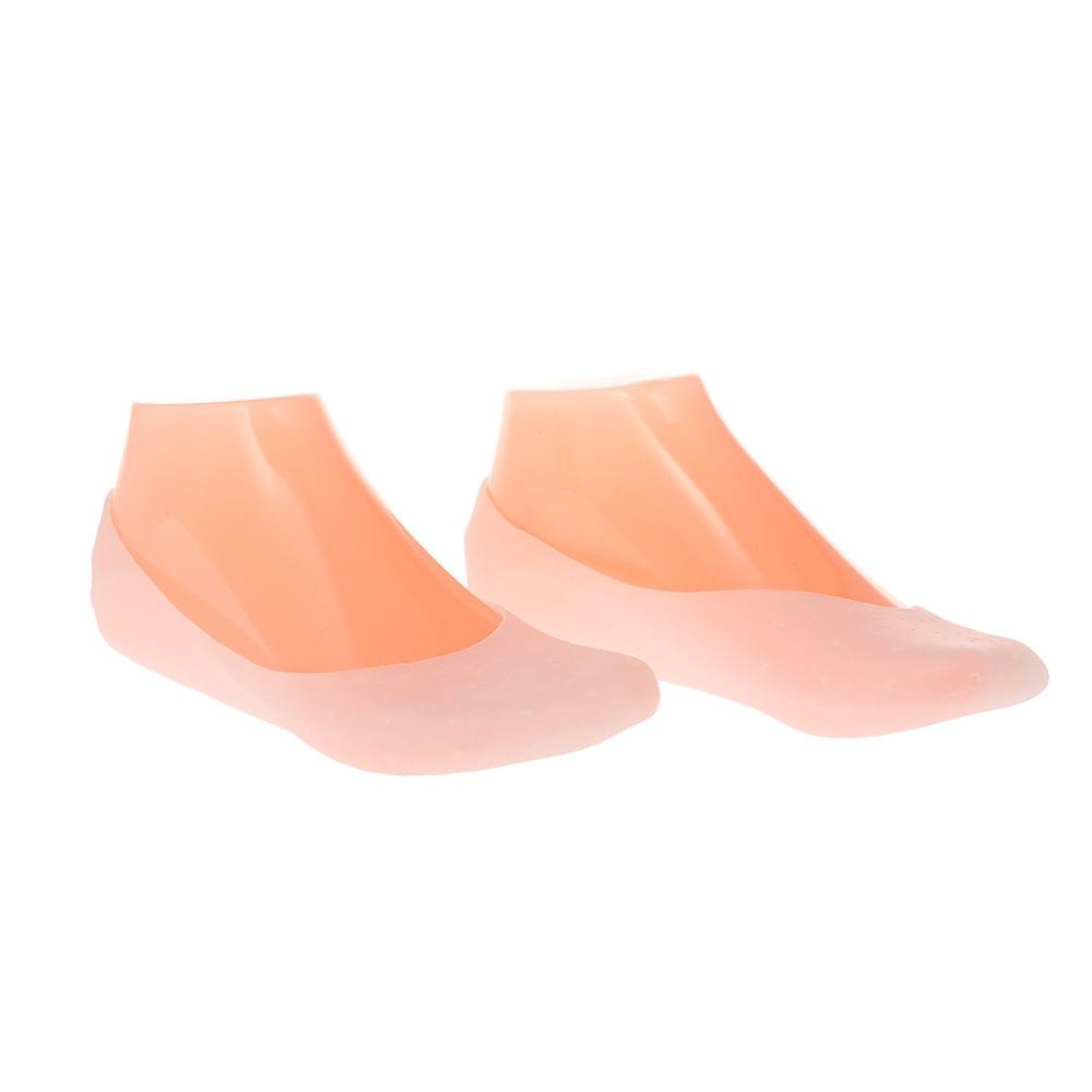 1Pair Soft Silicone Moisturizing Gel Heel Socks Cracked Foot