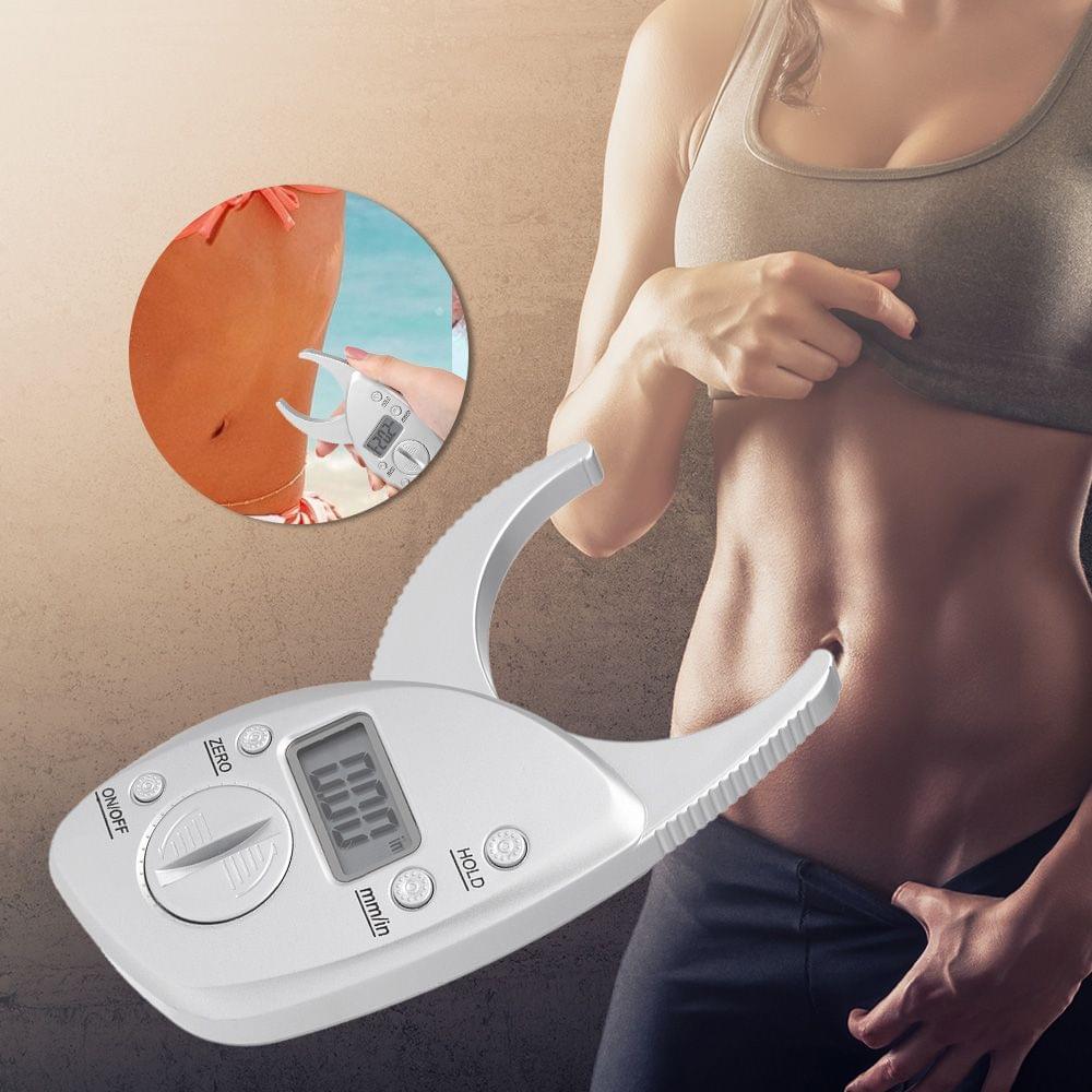 Digital Body Fat Caliper Skinfold Caliper LCD Display Skin