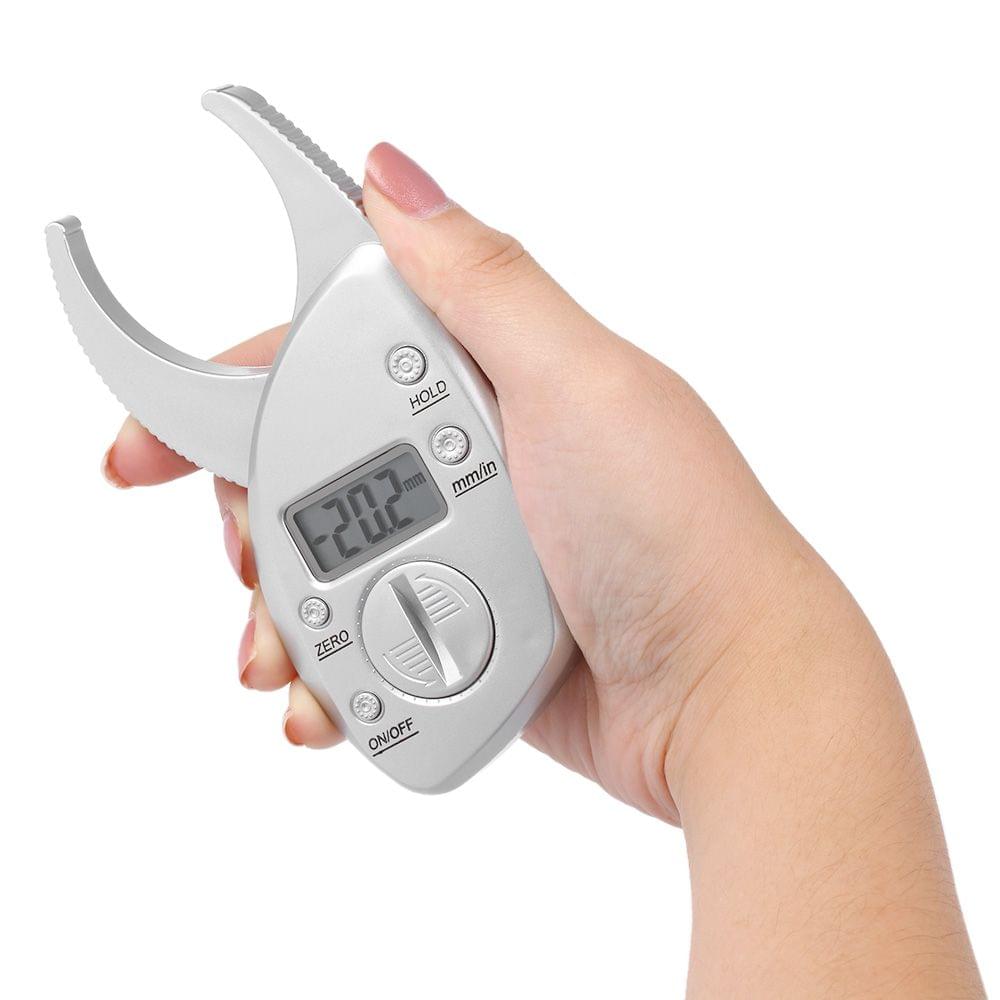 Digital Body Fat Caliper Skinfold Caliper LCD Display Skin