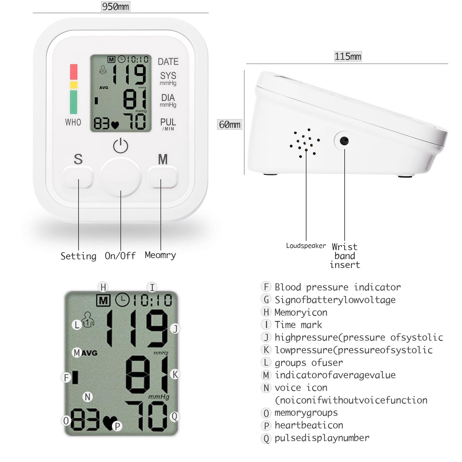 Household Fully Automatic Arm Band Type Digital Electronic - 1