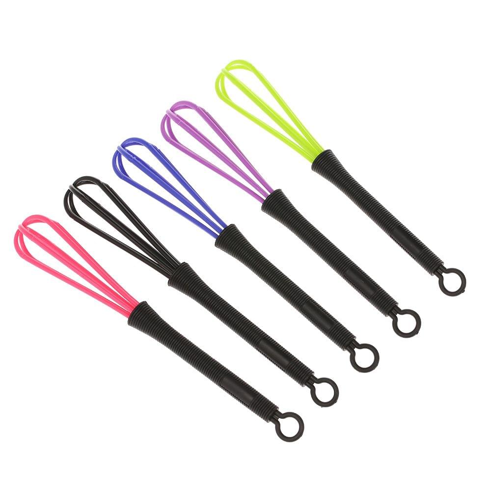 5pcs Plastic Hair Color Dye Whisk Kit Cream Mixer Stirrer