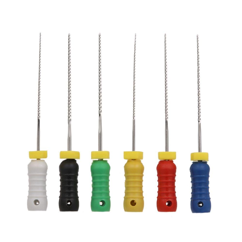 6PCS K-type File Endodontic Root Canal Manual K-Files - 15-40