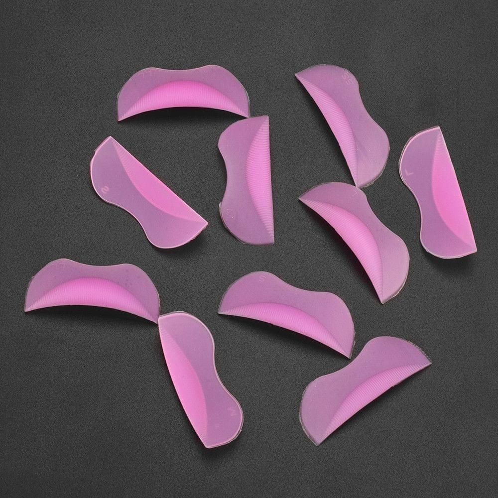 5Pairs Silicone Pads 5 Different Sizes Eyelash Perming