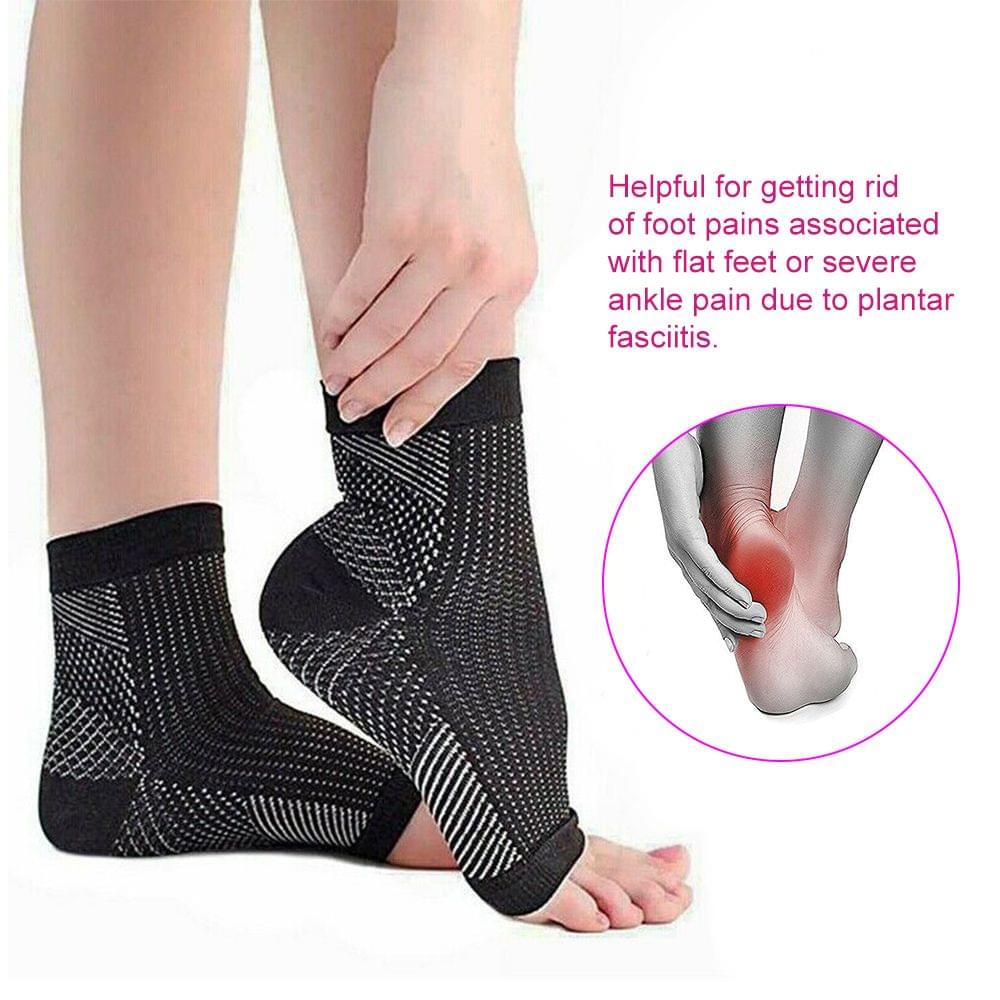 1 Pair Arch Support Socks for Plantar Fasciitis Compression - SM