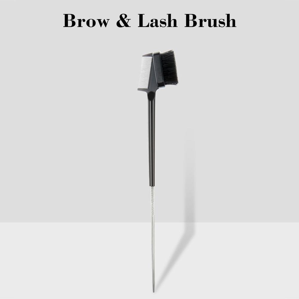 2 in 1 Brow & Lash Brush Brow Eyelash Comb Professional