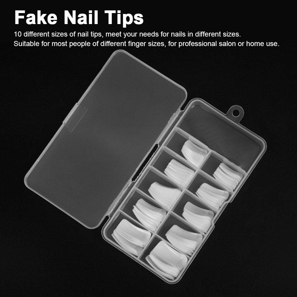 100PCs Fake Nails False Nails Tips Full Cover False Nails / - Half Cover