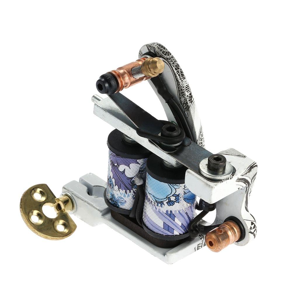 New Pro Tattoo Machine Shader Liner 10 Wrap Coils Tattoo