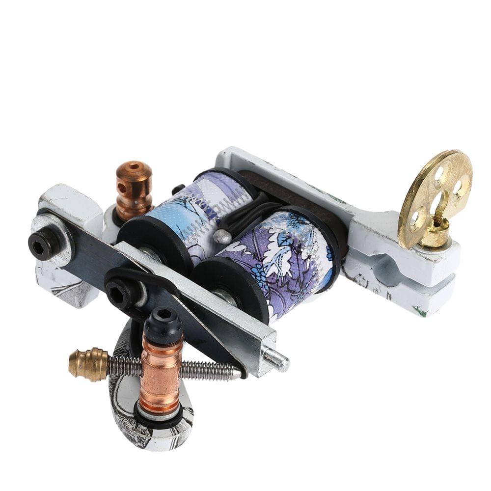 New Pro Tattoo Machine Shader Liner 10 Wrap Coils Tattoo