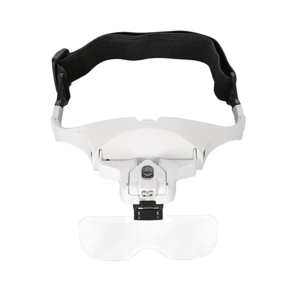 Magnifier Glasses for Eyelash Extension Loupe Headband Light