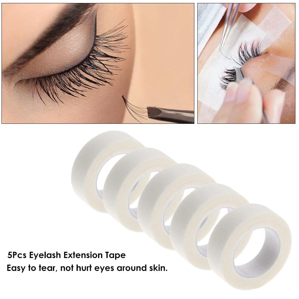 5 Pcs Eyelash Extension Lint Free Eye Pads White Tape Under