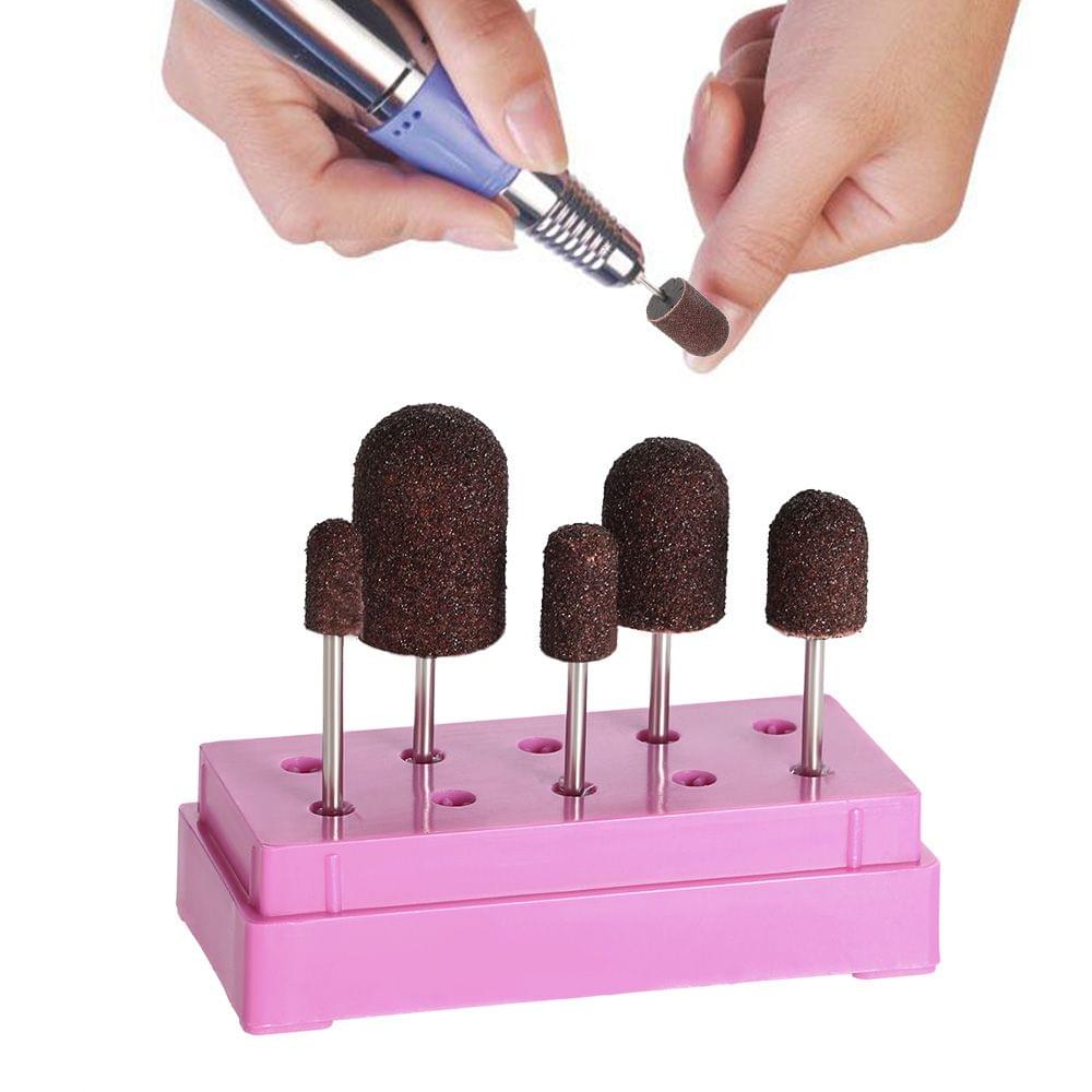 Pro 5pcs Nail Drill Bit Nail Art Sanding Band Pedicure Bits