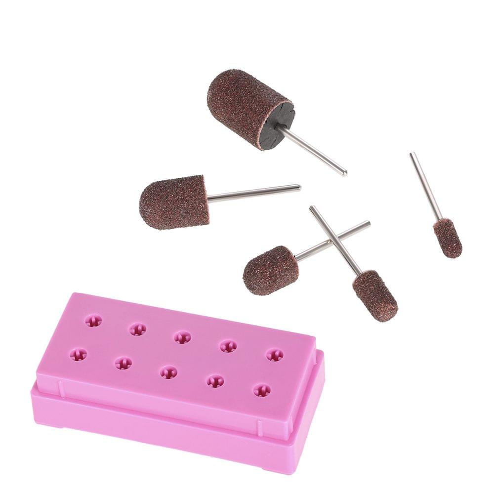 Pro 5pcs Nail Drill Bit Nail Art Sanding Band Pedicure Bits