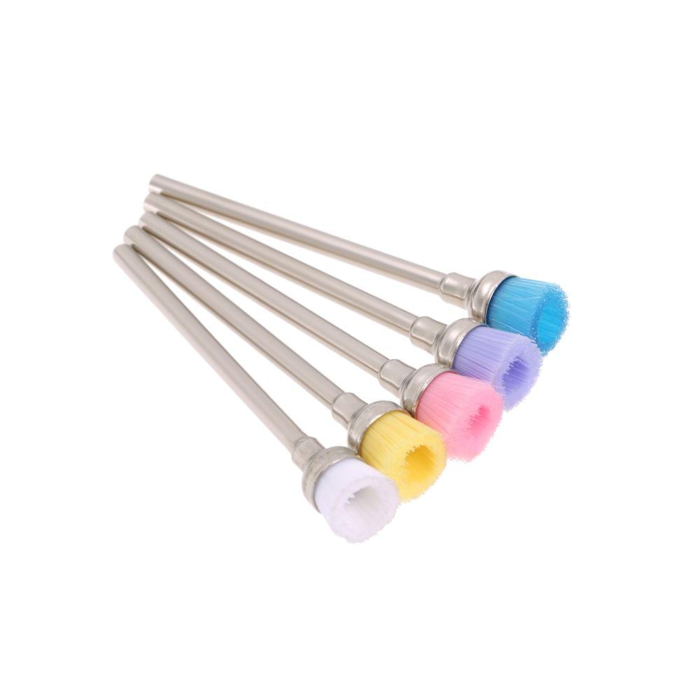 5pcs Mix color Nail Drill Cleaning Brush Electric 2.35mm