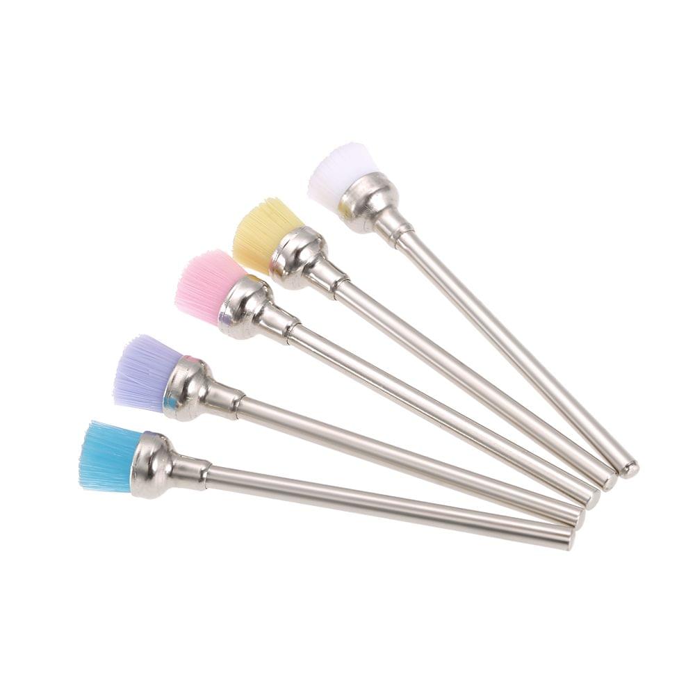 5pcs Mix color Nail Drill Cleaning Brush Electric 2.35mm