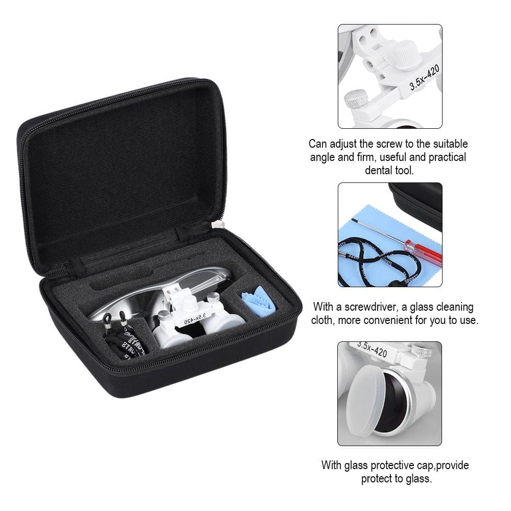 3.5X 420mm Dental Binocular Loupes Dental Magnifier Optical