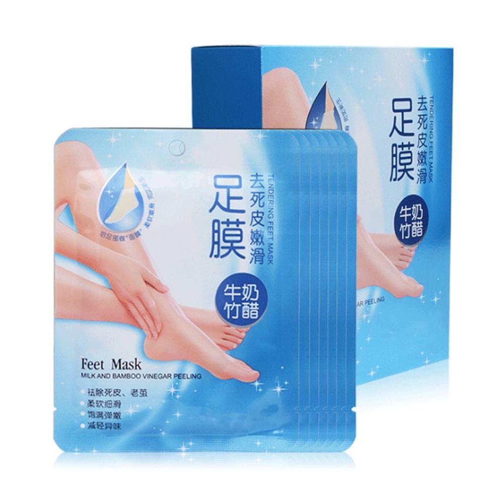 7 Pairs Comfort Exfoliating Peel Foot Masks 14Pcs Baby Soft - Pack of 7