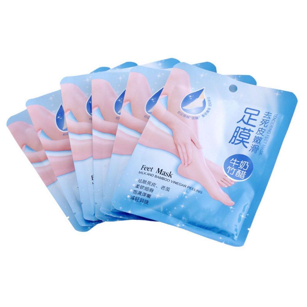 7 Pairs Comfort Exfoliating Peel Foot Masks 14Pcs Baby Soft - Pack of 7