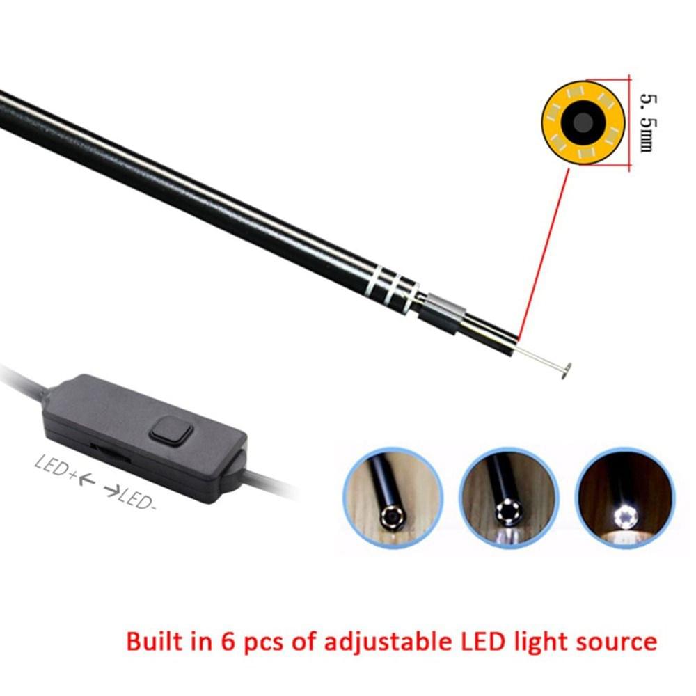 USB Ear Cleaning Endoscope Visual Earpick With Mini Camera