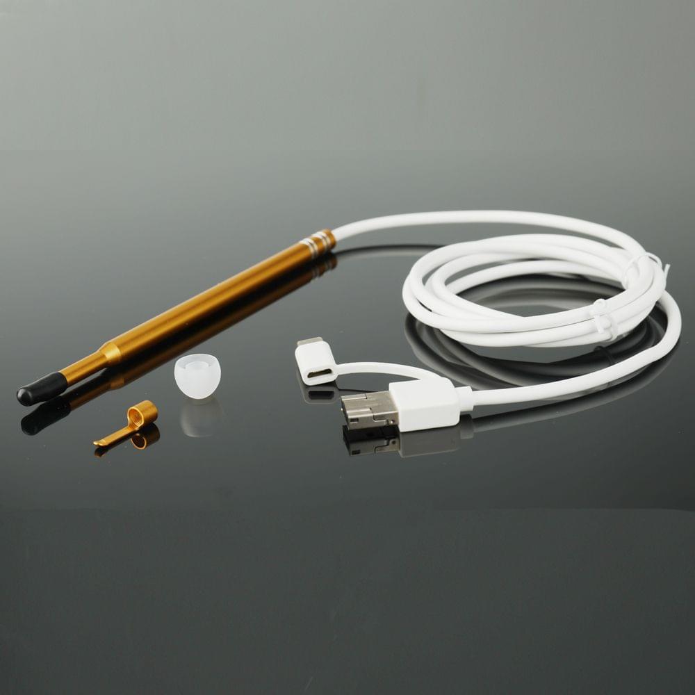 3-in-1 HD USB Visual Earpick Ear Endoscope Real-time Video - 2