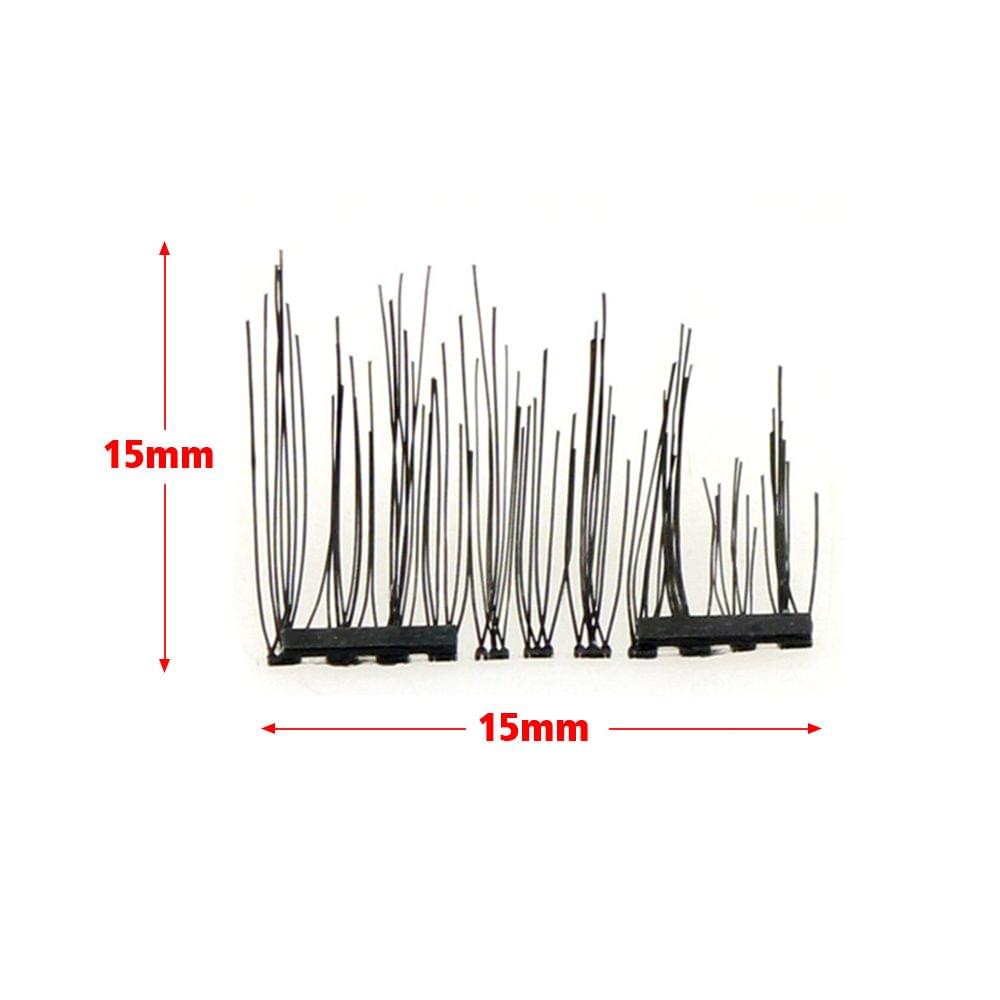 Fashion Magnetic Lashes Reusable 3D False Eyelashes Tweezers