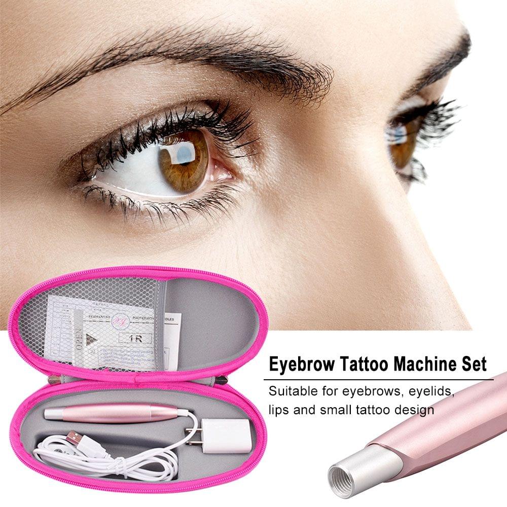 Semi-permanent Eyebrow Tattoo Machine Set Professional - US Plug