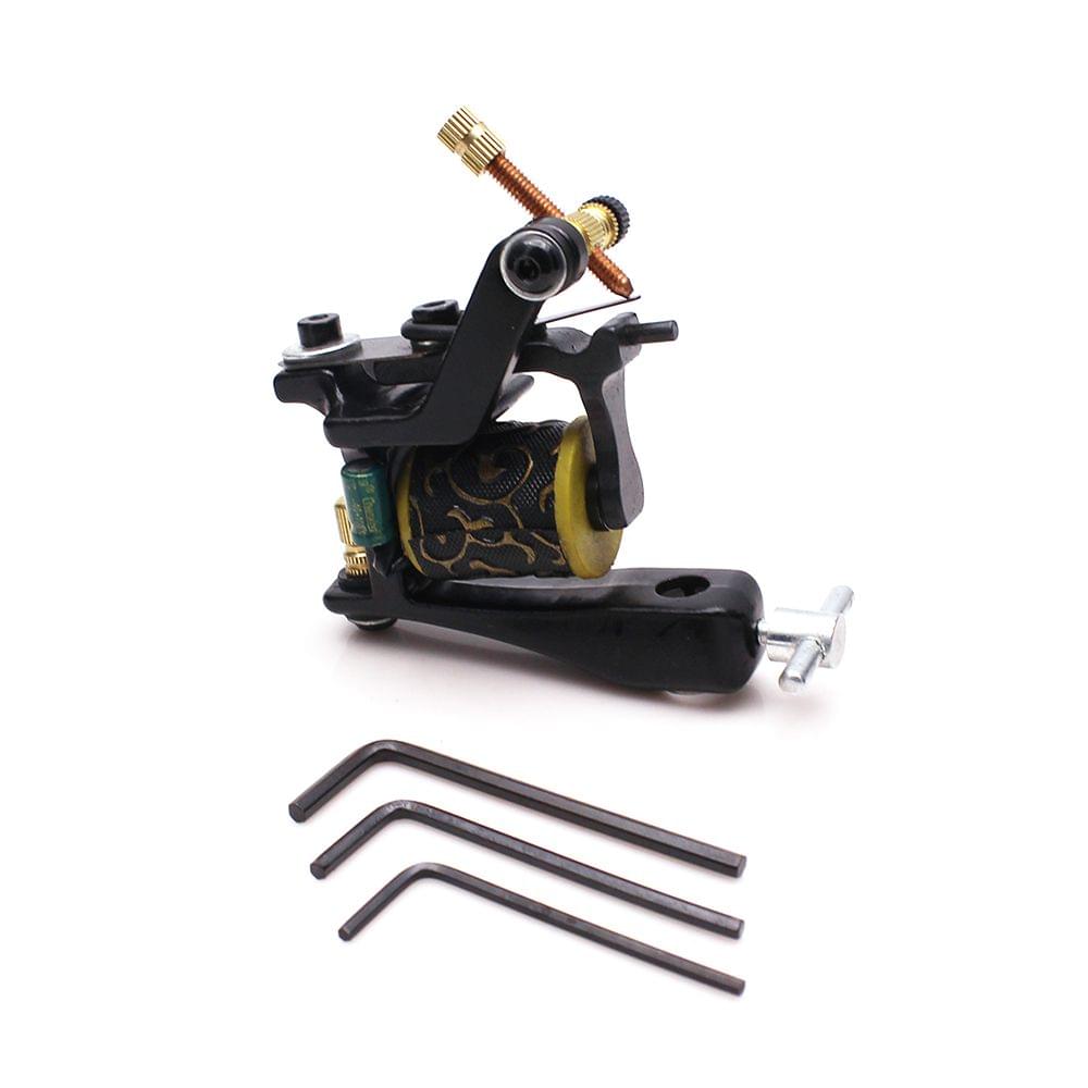 Professional Permanent Tattoo Machine 12 Wrap Coils Lining