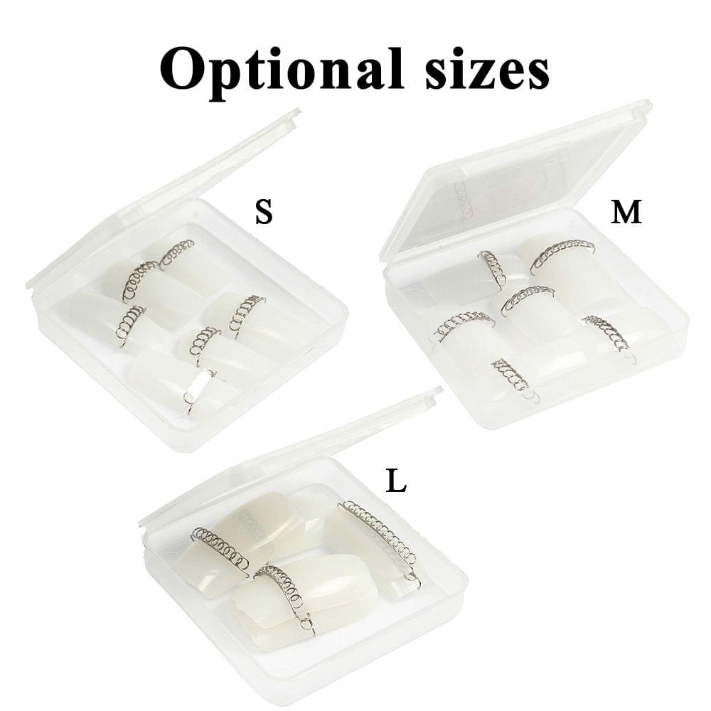 3pcs/set Ingrown Toenail Correction Steel Hook Wire Fixer - M