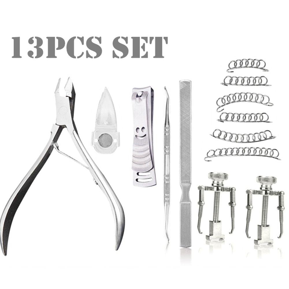 Stainless Steel Toenail Correction Tool Set Ingrown Toenail - 13