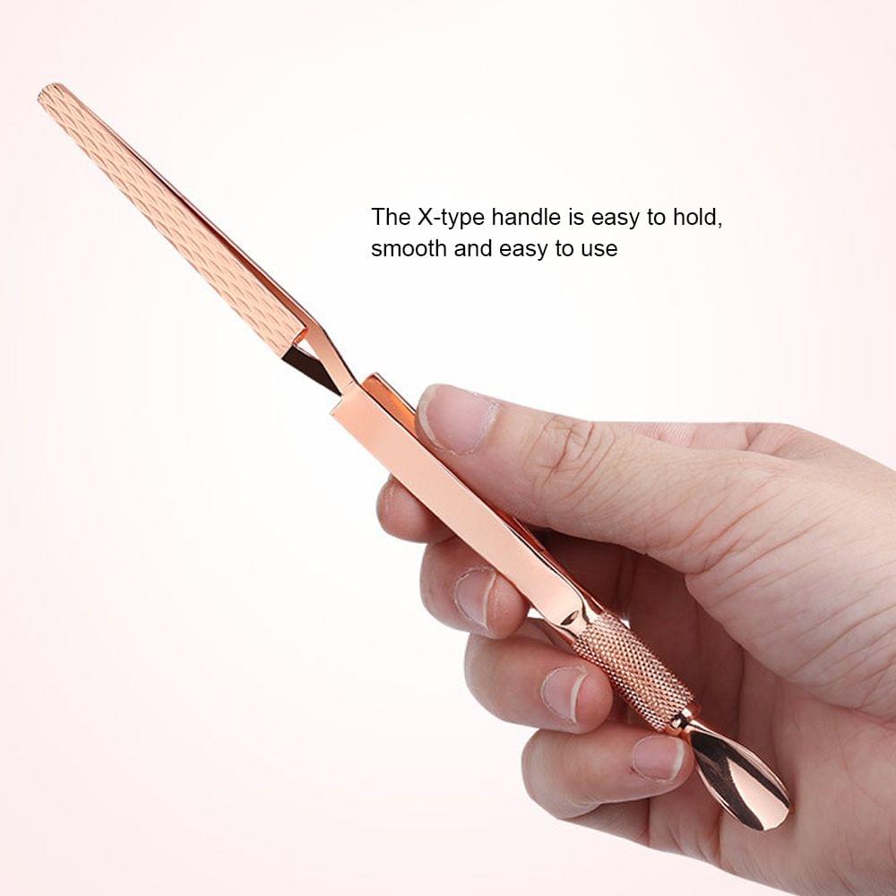 Dual-end Nail Art Shaping Tweezers Nail Cuticle Remover