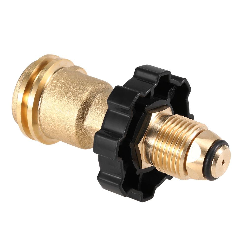 Lixada Propane Tank Adapter Solid Brass Regulator Valve - No gauge