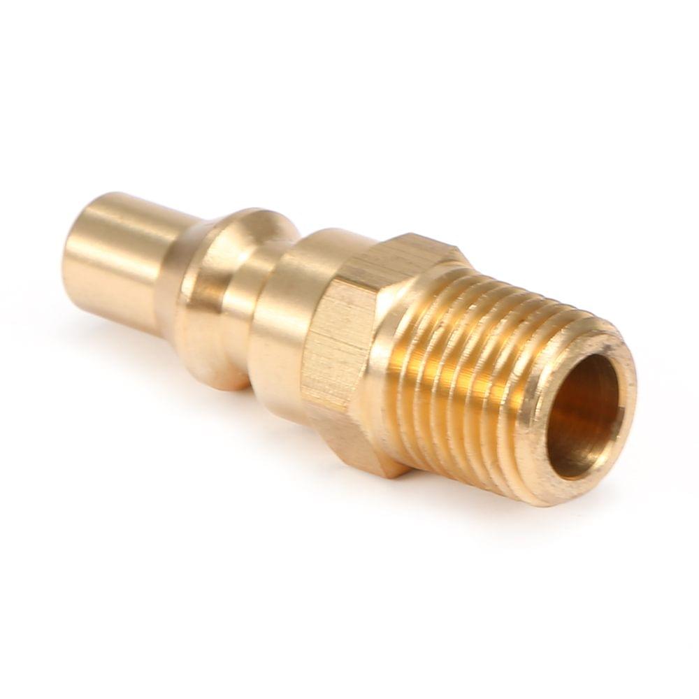 Solid Brass 1/4'' RV Propane Connect Adapter Propane/Natural - 3