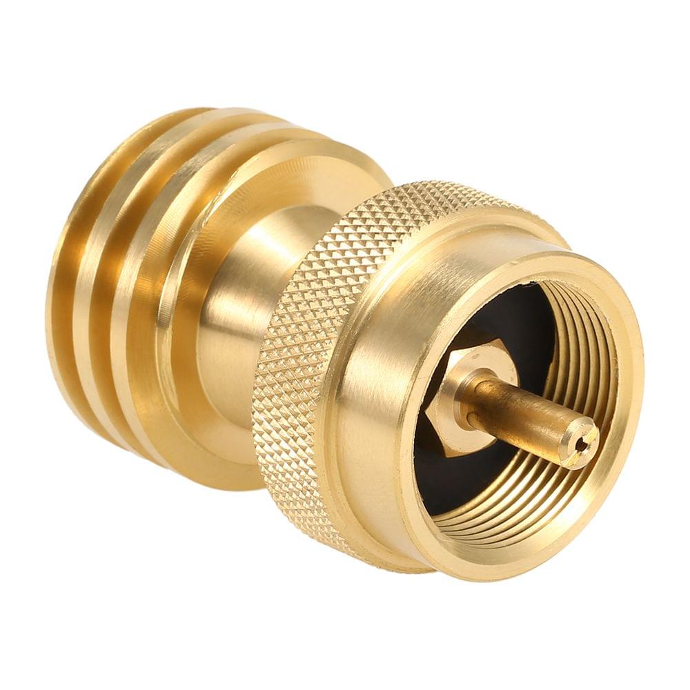 Solid Brass Steak Saver Adapter 1LB/16.4oz Propane Connector - Style-1