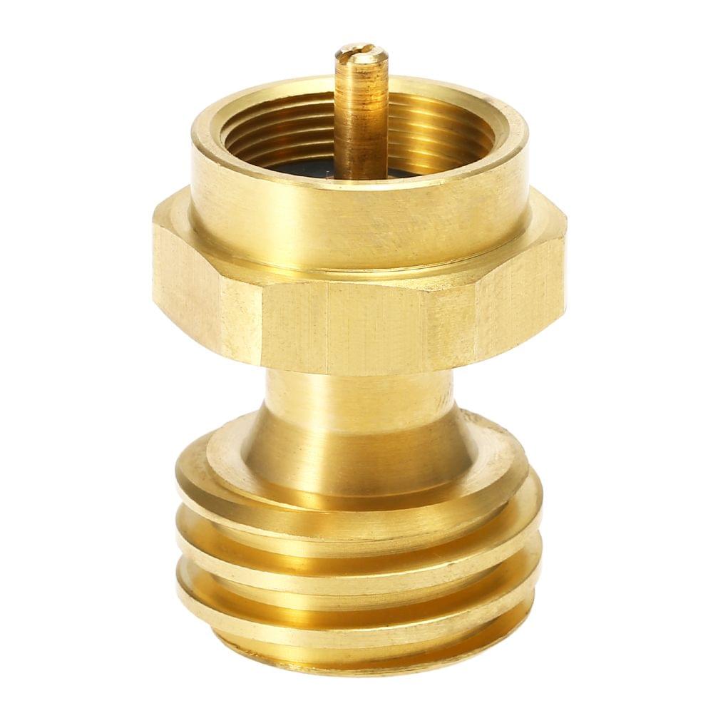 Solid Brass Steak Saver Adapter 1LB/16.4oz Propane Connector - Style-2