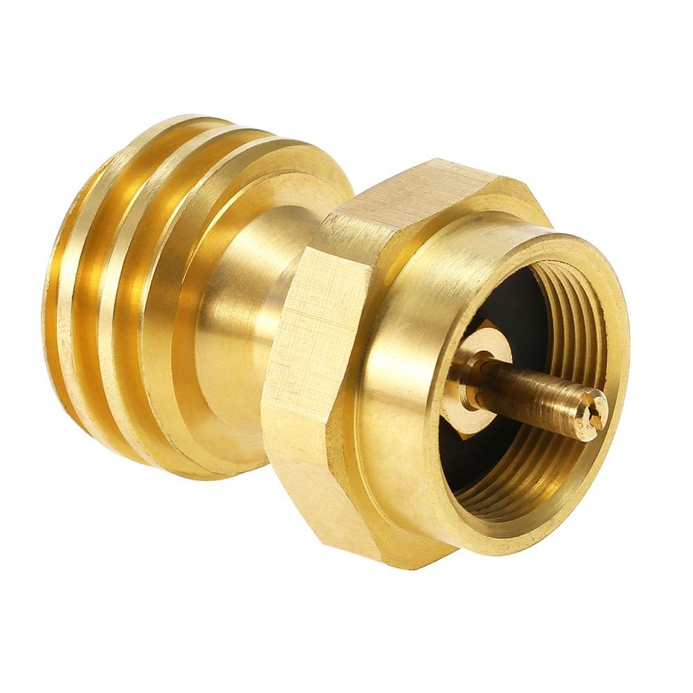 Solid Brass Steak Saver Adapter 1LB/16.4oz Propane Connector - Style-2