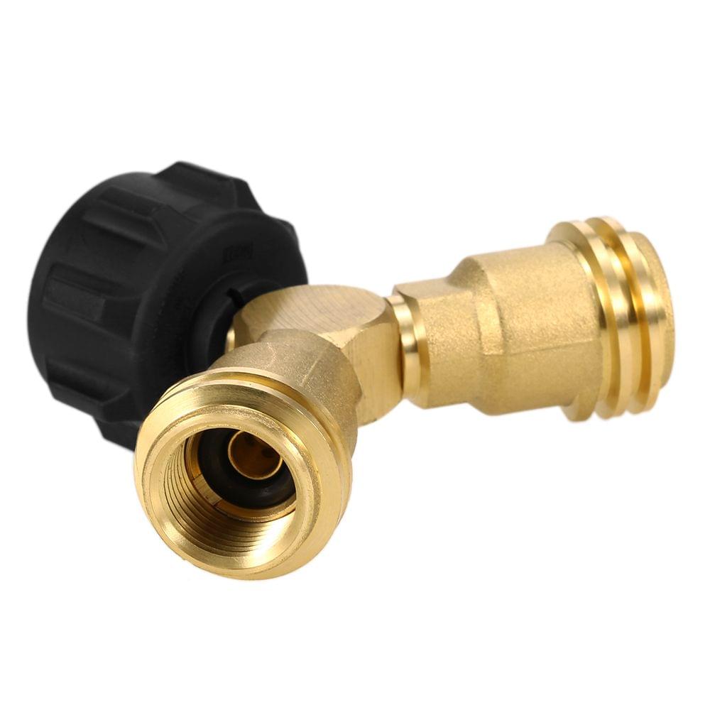 Propane Tank Y-Splitter Adapter Two Way LPG Adapter Tee - 2